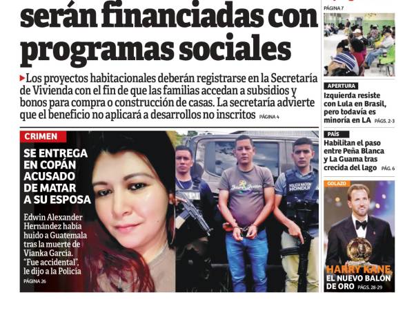 Portada de la edición impresa de este martes 27 de octubre de 2026.
