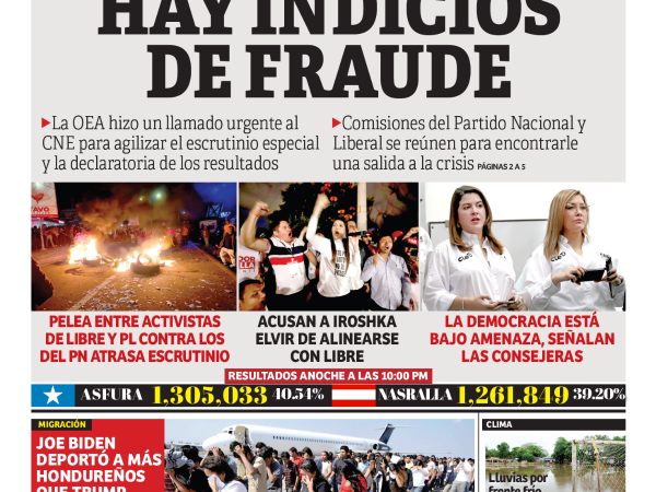 OEA dice que no hay indicios de fraude