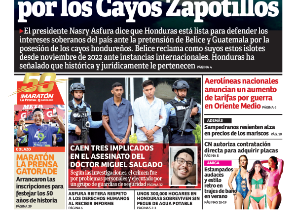 Guatemala entrará al litigio Honduras-Belice por los Cayos Zapotillos