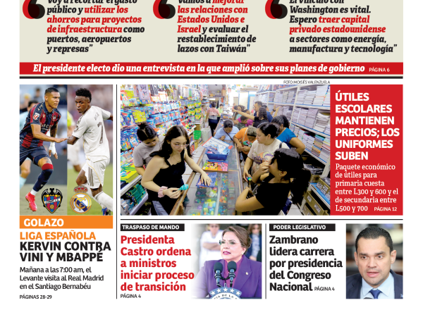 Se reducirá tamaño del gobierno y dinero será para represas