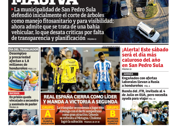 Alcaldía se contradice tras tala masiva