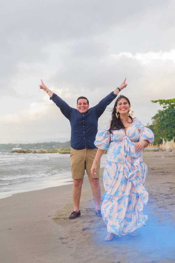 Gender Reveal party: ¡es un niño! y se llamará Martín Alberto Beltrán Alfaro