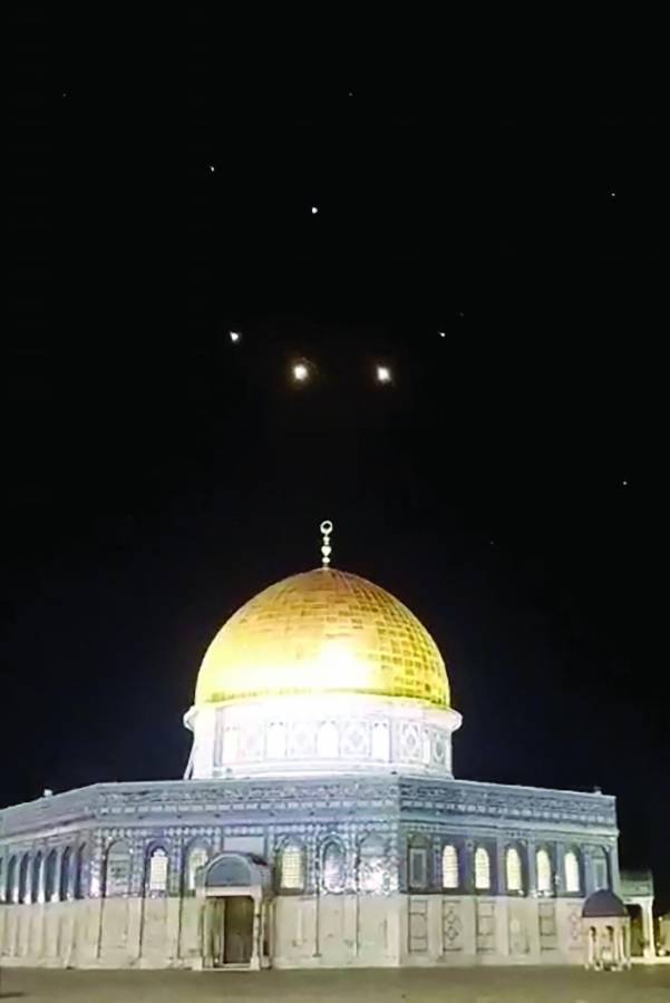 Los israelíes expresaron su temor tras el ataque nocturno sobre Jerusalén. AFP.