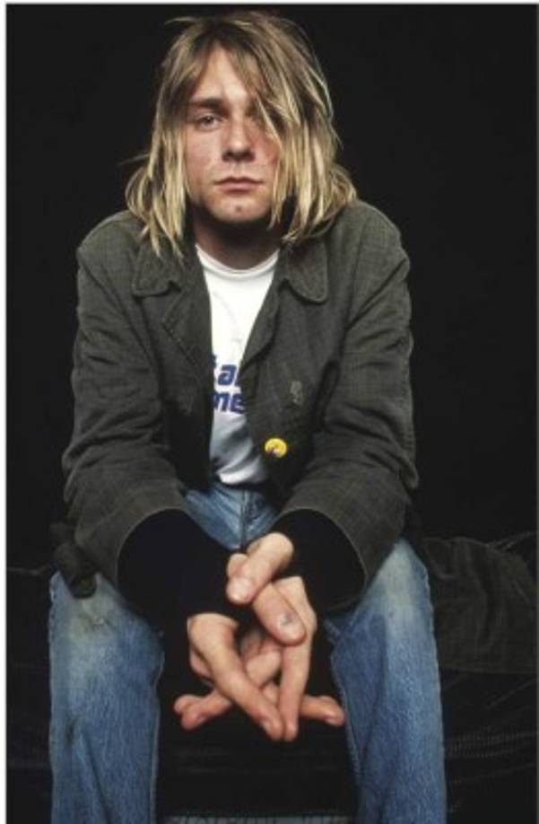 Kurt Cobain fue el guitarrista y líder de la banda de Grunge estadounidense, Nirvana.