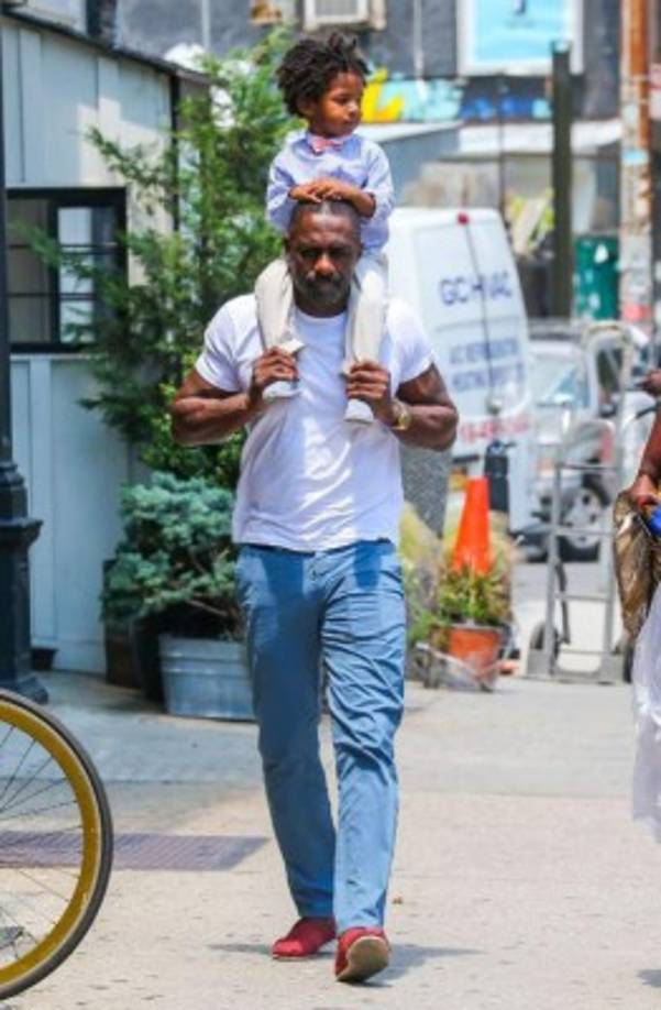 Winston Elba, hijo de Idris Elbay Naiyana Garth, nació en 2014.