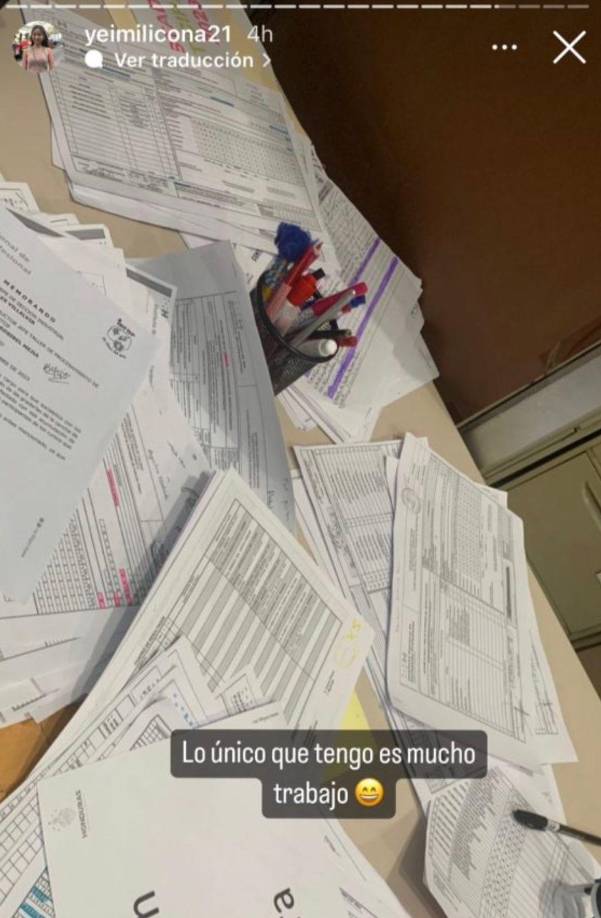 ”Hey, yo no estoy embarazada, dejen el chambre” fue la primera reacción de Licona en un estado de su cuenta de Instagram. Siguió otra historia.