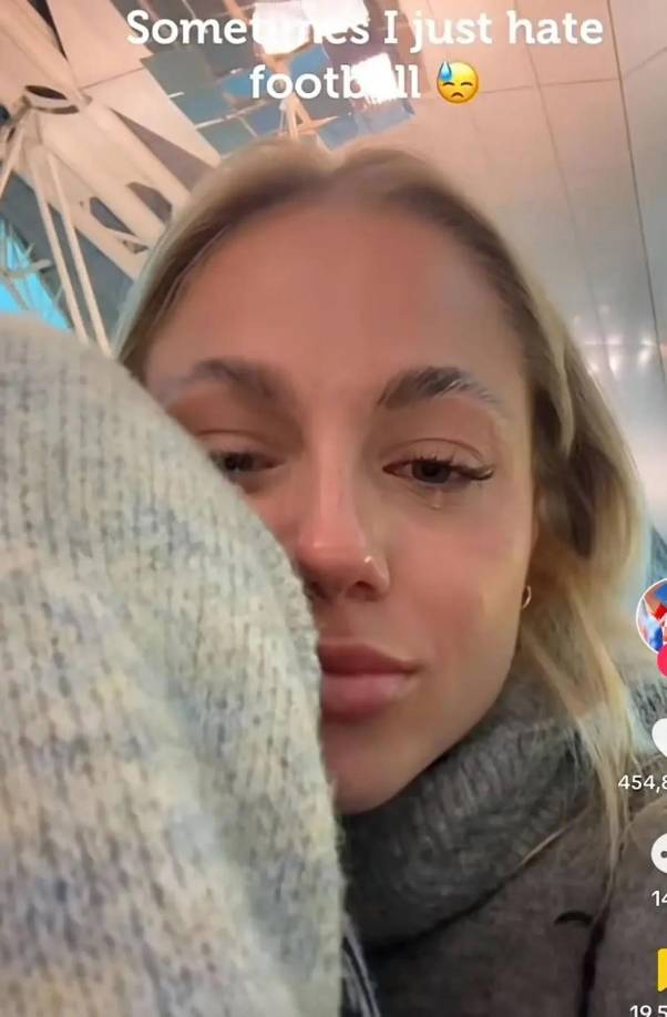 Ana Maria Markovic ha publicado un video en Tiktok en el que asegura que “a veces simplemente odio el fútbol”.