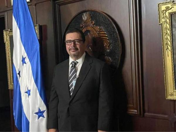 Imagen de Moisés Molina, secretario de Agricultura y Ganadería (SAG), durante su juramentación.