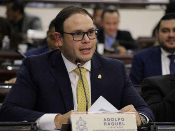 Adolfo Ráquel durante una sesión en el Congreso Nacional.
