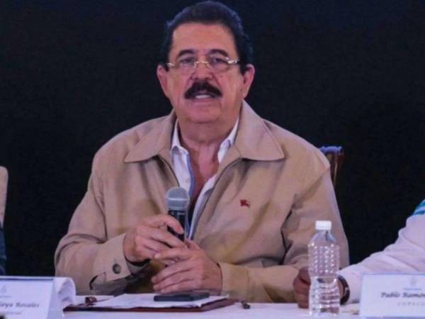 El expresidente Manuel Zelaya Rosales (2006-2009).