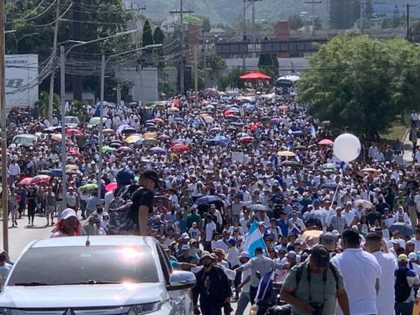 Manifestación del Bloque de Oposición Ciudadana (BOC) en 2023.