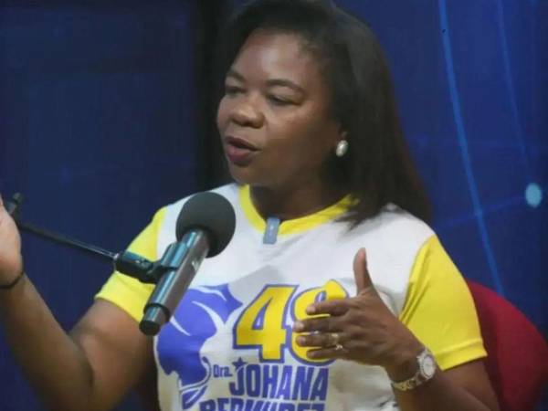 Johana Bermúdez, diputada del Partido Nacional.