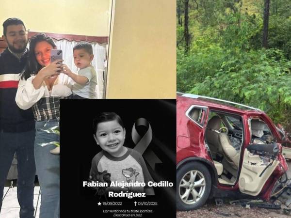 Ayer se confirmó que el pequeño Fabián Alejandro Cedillo Rodríguez, de apenas tres años de edad, era hijo de la periodista Alison Machado, colaboradora de Radio Nacional de Honduras.