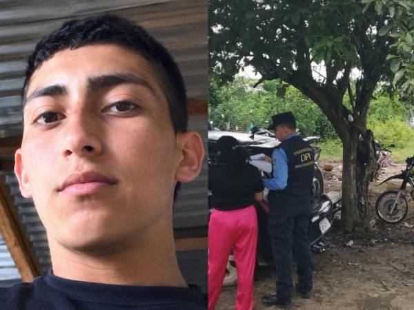 Josué David Erazo Rivera, de 17 años, perdió la vida de forma violenta la tarde del miércoles mientras trabajaba en un taller de motocicletas en Villanueva, Cortés.