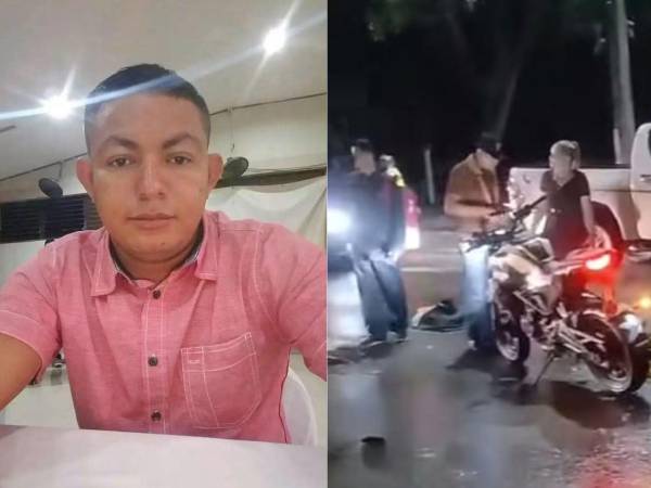 El hombre se dirigía hacia su trabajo cuando ocurrió el percance; según la información preliminar, bajó de su motocicleta para auxiliar a otro conductor.
