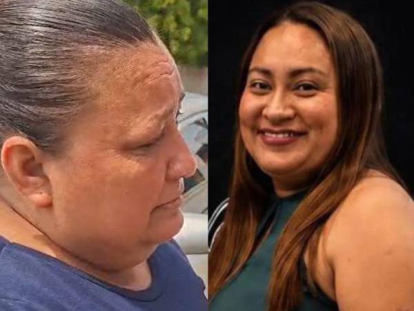Doña Mercedes López, madre de la enfermera asesinada Elvia Gómez, llegó este miércoles a los juzgados de Villanueva, Cortés, a la audiencia de declaración de imputado de Daniel Meraz, acusado por el crimen.