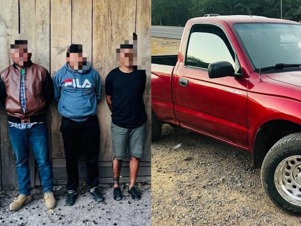 A los detenidos se les decomisó dos vehículos en los que supuestamente trasladaban las sustancias ilícitas.