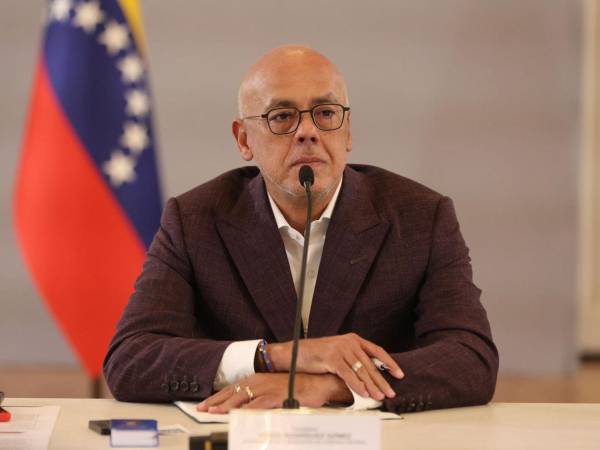 Imagen de archivo del presidente del Parlamento de Venezuela, Jorge Rodríguez.