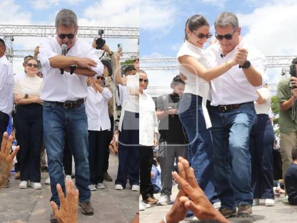La llegada del expresidente Juan Orlando Hernández a Honduras, tras ser indultado por el presidente Donald Trump luego de ser condenado a 45 años de cárcel por narcotráfico y comercio ilegal de armas, se convierte en un momento histórico para el país. Fotos: David Romero | La Prensa