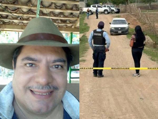 Agentes de la Dirección Policial de Investigaciones (DPI) llegaron a la escena del crimen donde fue asesinado el taxista Ronny Serrano en Olanchito.