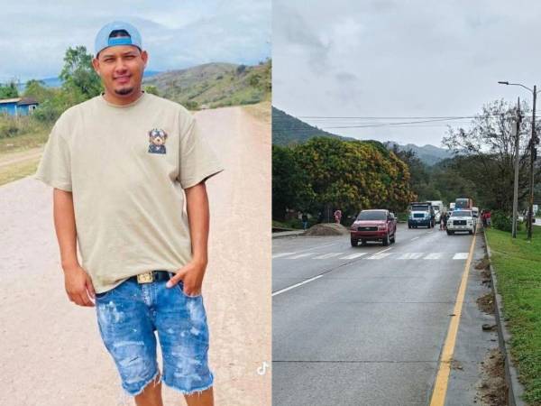 El accidente de tránsito se suscitó la mañana de este martes frente a la colonia Cedén de Choloma.