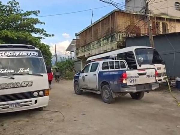 Escena donde fue encontrado sin vida un hombre de 47 años de edad en la colonia Primavera.