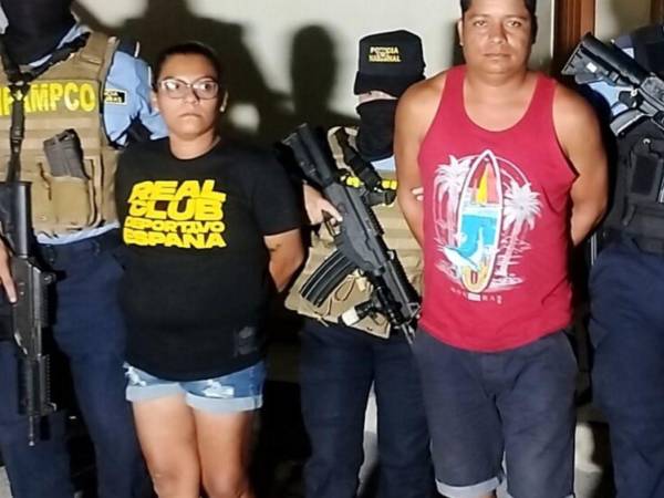Los supuestos miembros del cartel del Diablo fueron capturados en el municipio de Yorito, Yoro, informaron las autoridades.