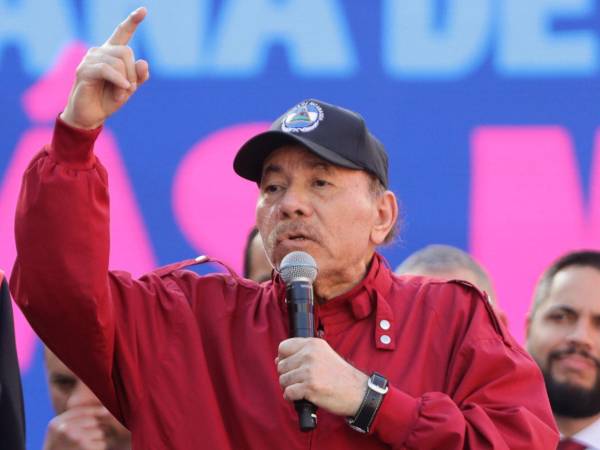 Foto de archivo del presidente de Nicaragua, Daniel Ortega.
