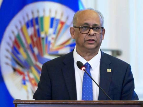 Albert Ramdin, secretario general de la Organización de Estados Americanos (OEA).