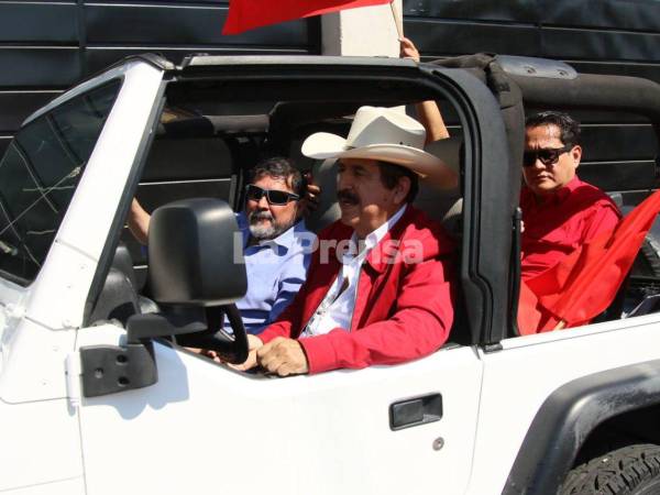 La presencia del expresidente Manuel Zelaya y de otras figuras de Libre fue repudiada por los trabajadores que asistieron a la movilización del Primero de Mayo en Tegucigalpa.
