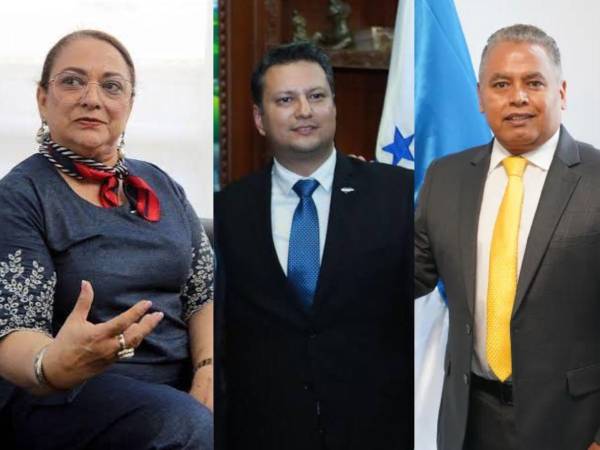 Ellos son los tres funcionarios destituidos de sus cargos por el presidente Nasry Asfura.