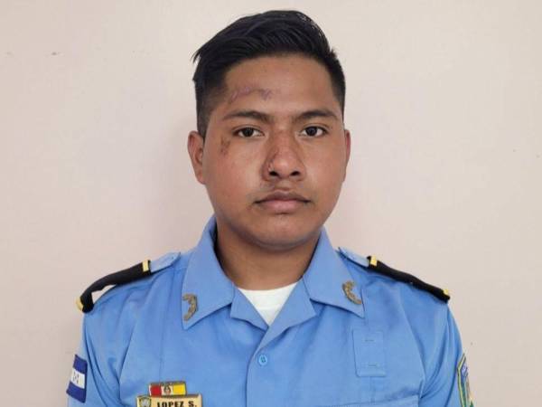 La Policía Nacional lamentó la muerte del agente Luis Edgardo López Sánchez.