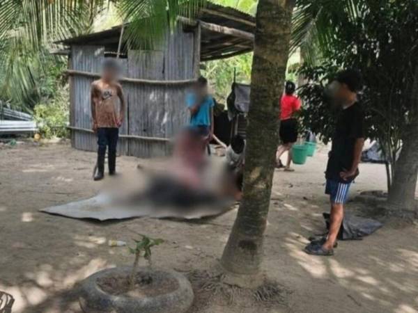 Fotografía de la escena donde fueron ejecutadas al menos 11 personas en Rigores, Trujillo, Colón.