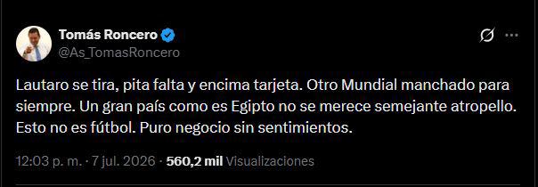 Señalan otro robo de Argentina y polémica tras remontada a Egipto: Ayudita