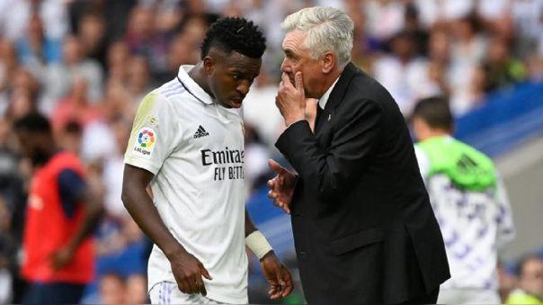 “El fútbol lo necesita”, la petición de Ancelotti para Vinicius