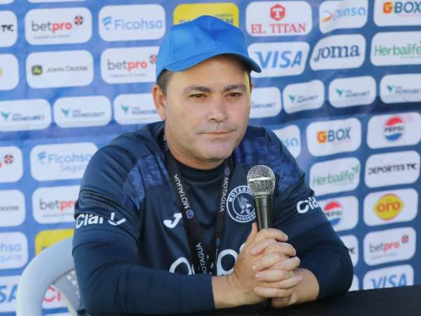 Javier López, entrenador de Motagua, previo al juego ante los Lobos de la UPNFM.