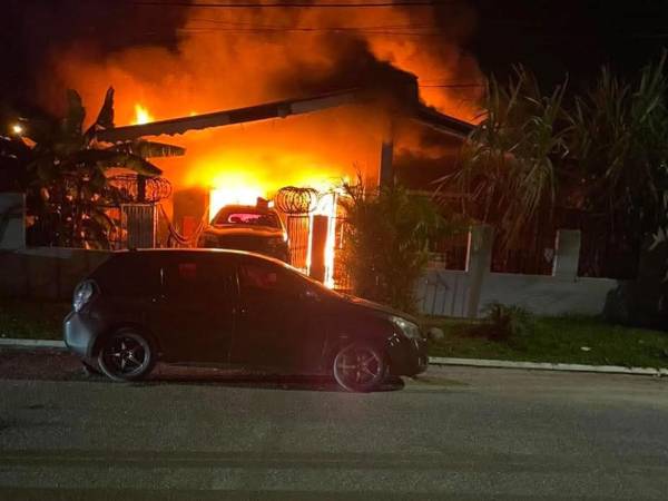 Imagen de uno de los incendios.