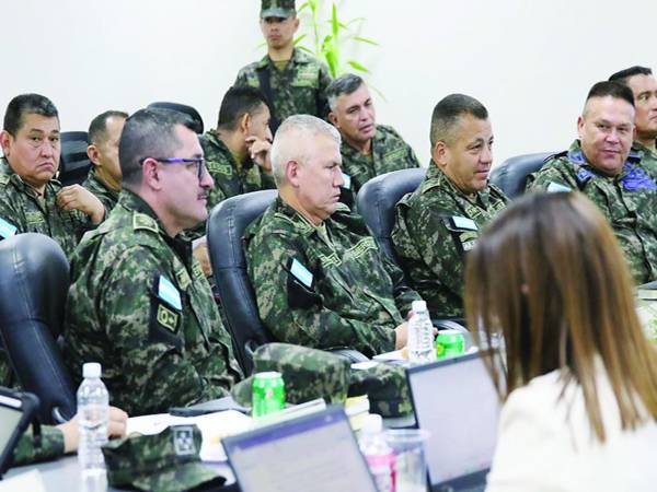 El jefe del Estado Mayor Conjunto (EMC) de las Fuerzas Armadas, Roosevelt Hernández, y su cúpula militar hicieron la petición verbal a la presidenta del Consejo Nacional Electoral (CNE), Ana Paola Hall.