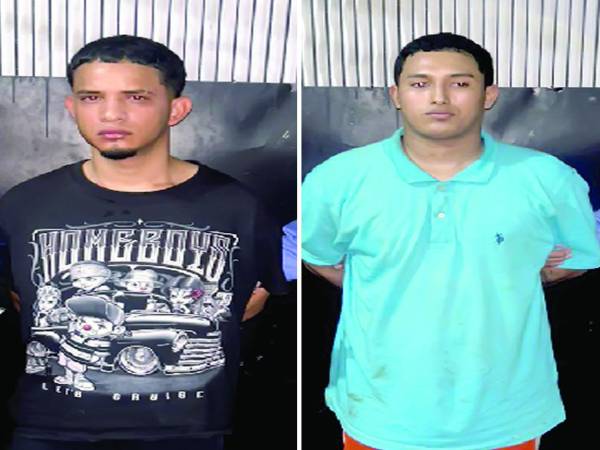 Yeison Irías Chavarría y Cristian Bertrand Trejo.