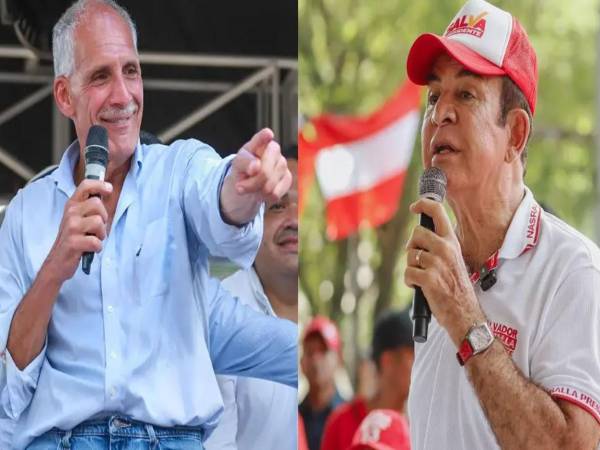 Nasry Asfura y Salvador Nasralla del Partido Liberal. Foto: Cortesía/Redes sociales