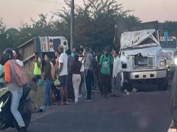 Accidente en Choluteca deja al menos veinte personas heridas