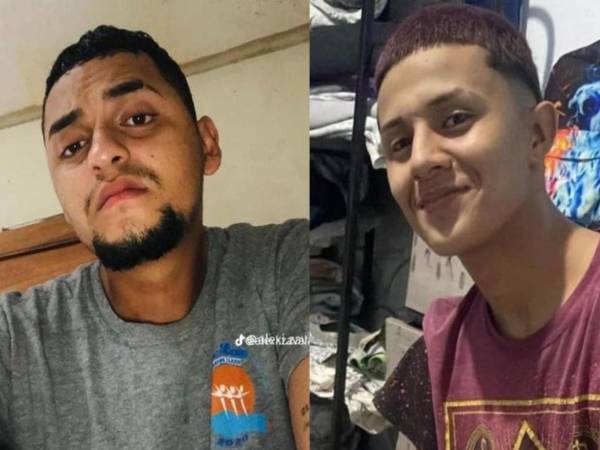 <b>Imagen en vida de los dos jóvenes que perdieron la vida de forma violenta.</b>