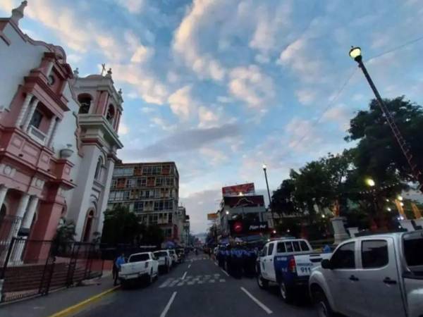 Imagen referencial de archivo del centro de San Pedro Sula.
