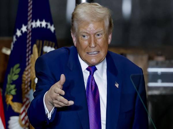 Imagen de archivo de Donald Trump, presidente de los EE UU. EFE