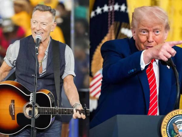 Springsteen se ha caracterizado a lo largo de su carrera por mostrar en público sus ideas políticas de corte abiertamente demócrata. Imagen de archivo.