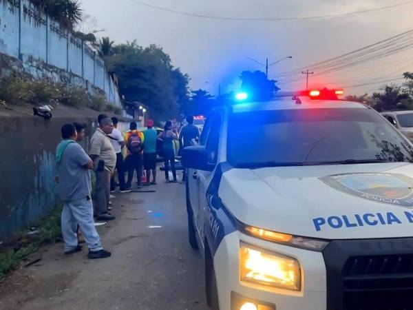 El accidente se registró esta madrugada en el sector de La Campana. Fotografía de redes sociales.