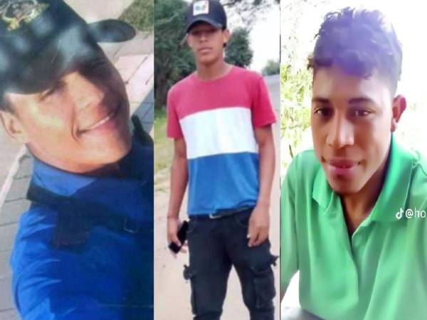 <b>Wilmer Samuel, </b>Luis Ezequiel Murillo Hernández y <b>Cristian Alberto Isaula Hernández.</b>