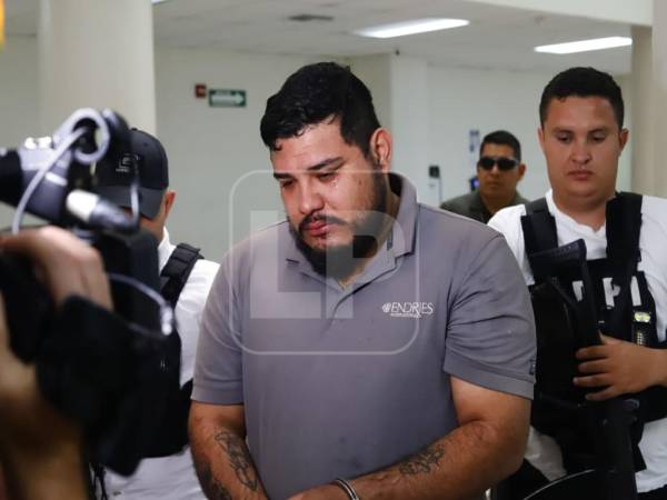 Franklin Ramírez Majano, supuesto asesino del abogado René Altamirano Interiano, acudió este miércoles a los juzgados de San Pedro Sula para la audiencia de declaración de imputado.
