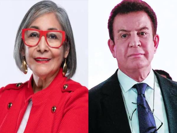 Maribel Espinoza y Salvador Nasralla en imagen de archivo.