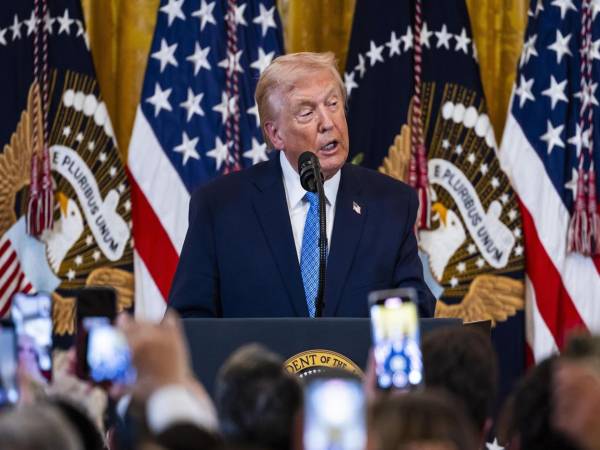 Fotografía de archivo del presidente de EE UU, Donald Trump.